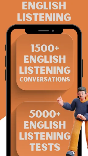 English Listening app with 1500+ conversations and 5000+ tests for fluent speaking and listening English practice