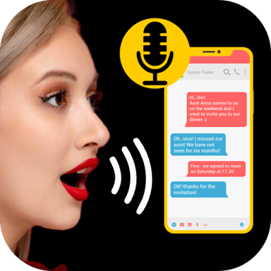 Voice SMS - Type SMS by Speech icon